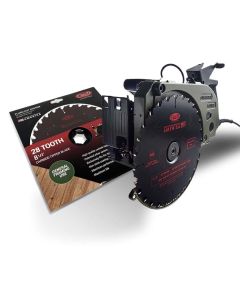 Cuz-D Magnesium Worm-Drive Straight Flush Circular Saw - including extra 28 tooth blade